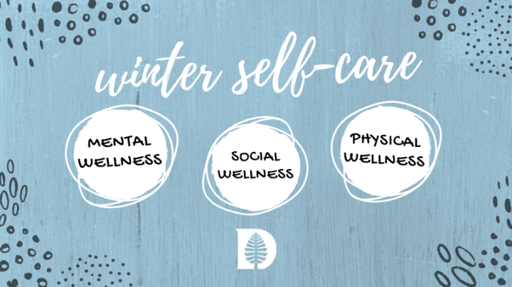winter self-care illustration