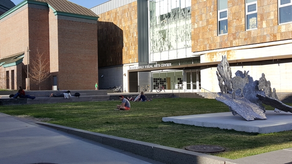 the Maffei Arts Plaza.