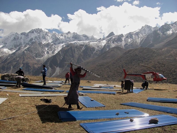 Langtang Valley after the April 2015 earthquake