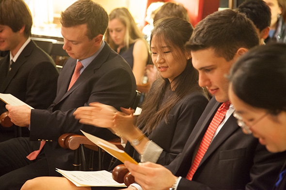 Phi Beta Kappa certificate recipients