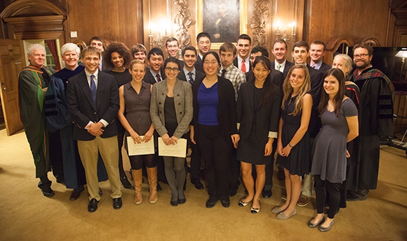 Phi Beta Kappa certificate ceremony