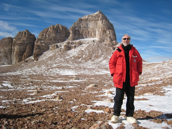 Professor Ross Virginia in the Antarctic