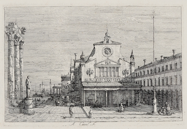 Canaletto - Imaginary View of San Giacomo di Rialto