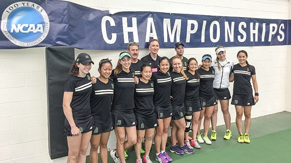 The Big Green women’s tennis team