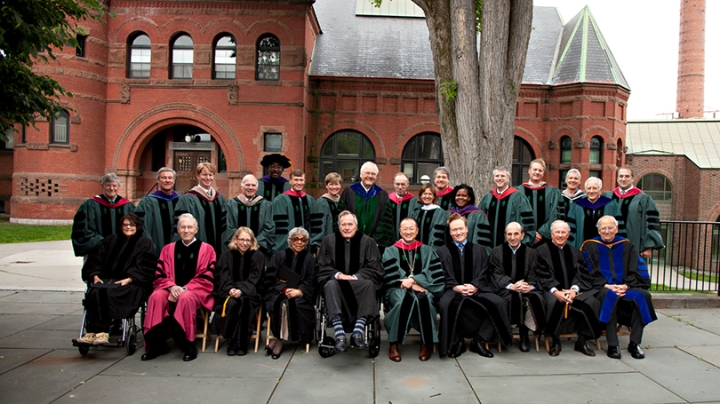 President George H.W. Bush with the Dartmouth Board of Trustees