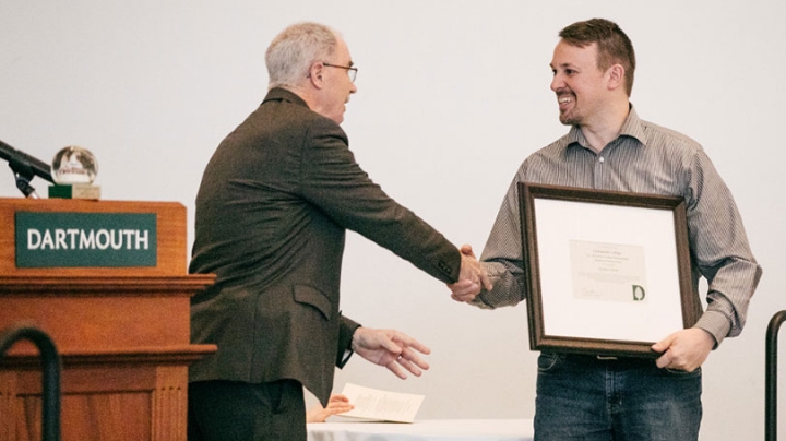 Jonathan Crossett receives Culbert Award
