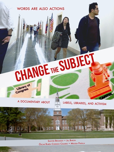 A poster for the film &quot;Change the Subject&quot;