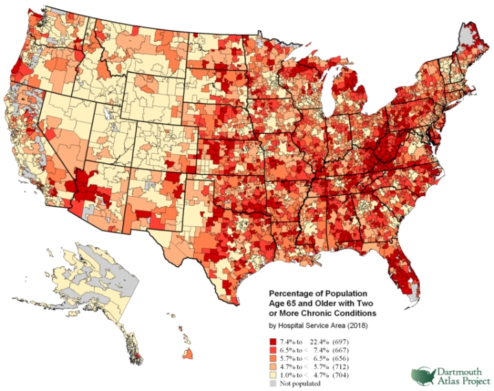 Growth Rates of COVID-19 in U.S. Hospital Referral Regions