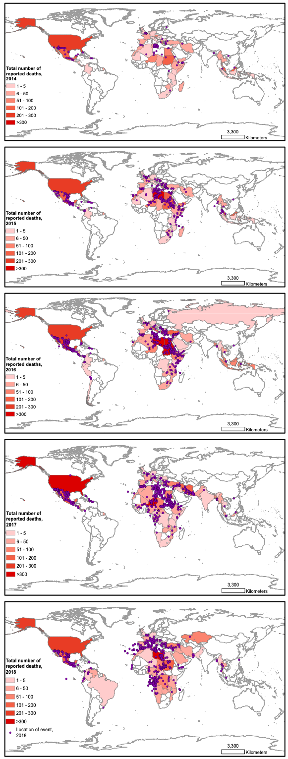 Reported Migrant Deaths