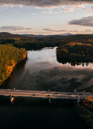 Connecticut River from above