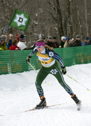 Rosie Brennan during a nordic race
