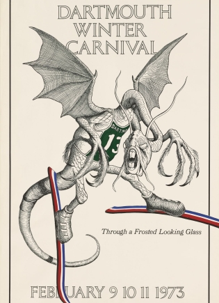 1973 Dartmouth College Winter Carnival poster