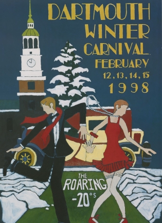 1998 Dartmouth College Winter Carnival poster